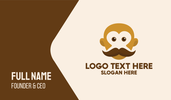 Old Mustache Barber Business Card Design Image Preview