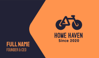 Modern Geometric Bike Business Card Image Preview