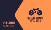 Modern Geometric Bike Business Card Image Preview