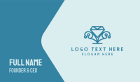 Elegant Diamond Plant Business Card Design