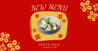 Floral Chinese Food Facebook ad Image Preview