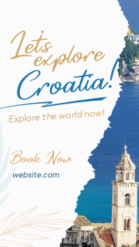 Beautiful Places In Croatia Instagram reel Image Preview