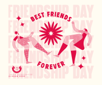 Best friends forever Facebook Post Design