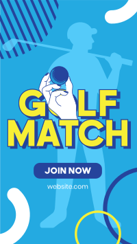 Golf Match Instagram reel Image Preview