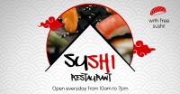 Sushi Platter Facebook Ad Design