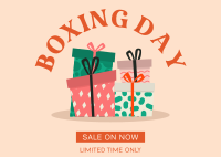 Boxing Day Limited Promo Postcard Image Preview