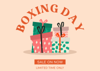 Boxing Day Limited Promo Postcard Design