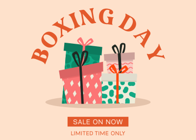 Boxing Day Limited Promo Postcard Image Preview