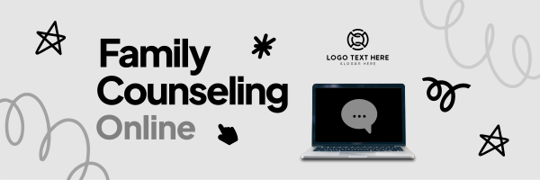 Online Counseling Service Twitter Header Design