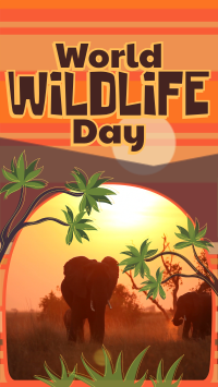 Modern World Wildlife Day Instagram Story Design