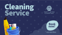 Professional Cleaning Facebook Event Cover Image Preview