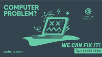 Computer Problem Repair Facebook Event Cover Design