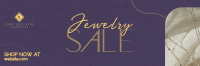 Clean Minimalist Jewelry Sale Twitter header (cover) Image Preview