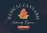 Cannabis Therapy Postcard Design