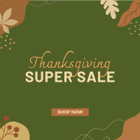 Thanksgiving Sale Instagram post Image Preview