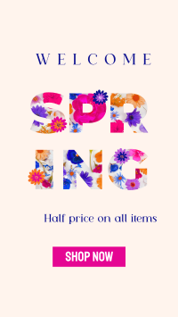 Modern Spring Sale YouTube short Image Preview