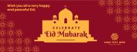 Celebrate Eid Mubarak Facebook cover Image Preview