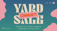 Yard Community Sale Facebook Event Cover Design