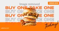 Burger Day Promo Facebook Ad Design