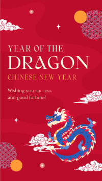 Year Of The Dragon Instagram Story Design