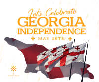 Let's Celebrate Georgia Independence Facebook Post Image Preview