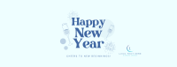 New Year Cheers Facebook cover Image Preview