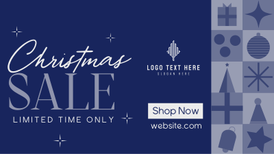 Christmas Holiday Shopping  Sale Facebook event cover Image Preview