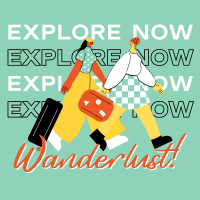 Quirky Wanderlust T-shirt Preview