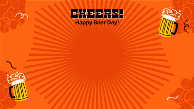 Cheery Beer Day Zoom Background Image Preview