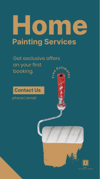 Home Paint Service Facebook Story Design