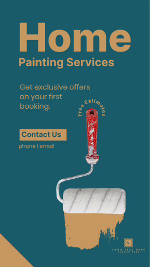 Home Paint Service Facebook story Image Preview