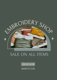 Embroidery Materials Poster Image Preview