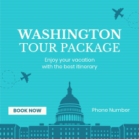 Washington Travel Package Instagram post Image Preview
