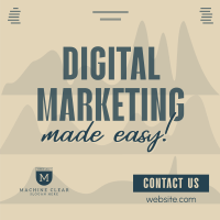 Digital Marketing Business Solutions Instagram Post Design