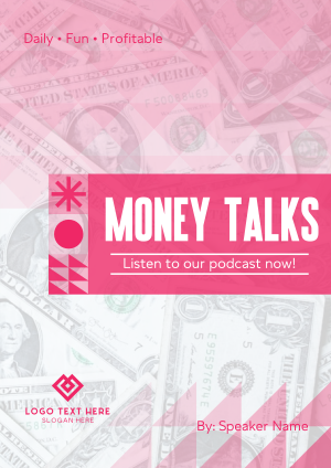 Money Talks Podcast Flyer Image Preview