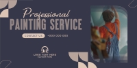 Professional Painting Service Twitter Post Design