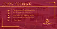 Client Testimonial Construction Facebook ad Image Preview