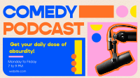 Daily Comedy Podcast Animation Design