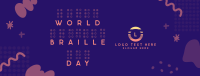 Braille Day Doodle Facebook Cover Design
