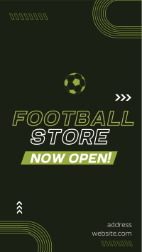 Football Supplies Facebook Story Design