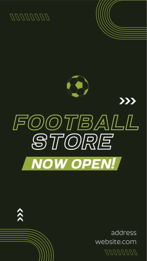 Football Supplies Facebook story Image Preview