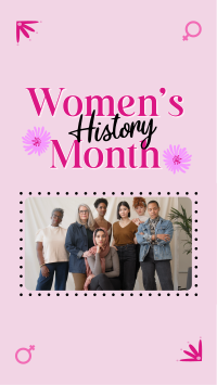 Celebrating Women History Instagram Story Design
