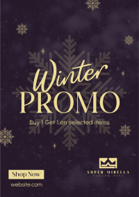 Winter Season Promo Poster Design