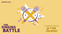 Singing Battle Facebook Event Cover Design
