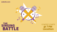 Singing Battle Facebook Event Cover Image Preview