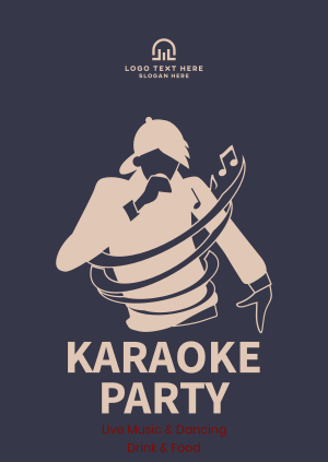 Karaoke Party Poster Image Preview