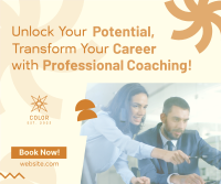Professional Career Coaching Facebook Post Design