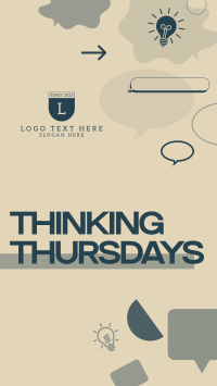 Thinking Thursday Bubbles Facebook Story Design