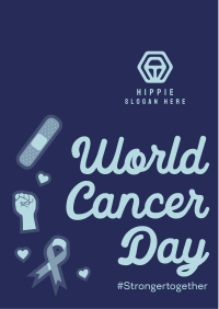 Cancer Day Stickers Flyer Image Preview