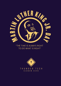 Martin Luther King Jr Day Poster Image Preview